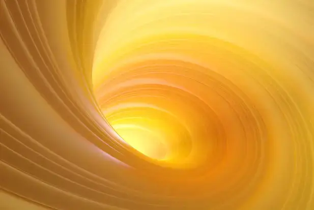 Yellow swirl or inside of a shell