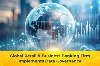 Blue lit globe and graph points