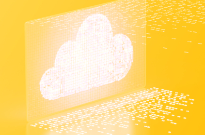 cloud illustration in pixels