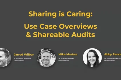 Sharing is Caring: Use Case Overviews and Shareable Audits