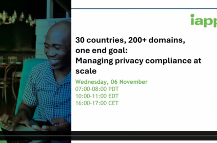 30 countires, 200+ domains, one end goal: Managing privacy compliance at scale
