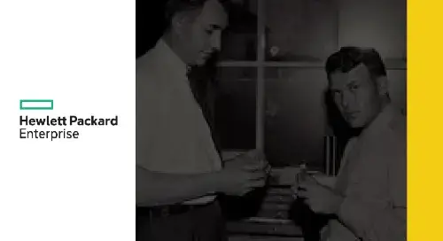 Image with two men talking